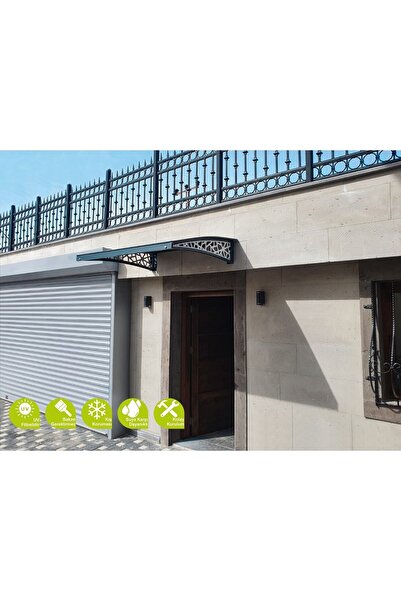 GARDENPLAST Azalea Alüminyum Kapı Üstü Pratik Sundurma 105x200 Cm