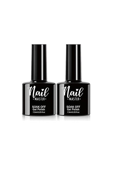 Nail Master Kalıcı Oje Protez Tırnak Top Coat Ve Base Coat 2li Set