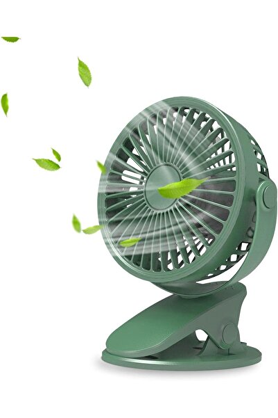 NEVARSA USB Kablolu Mini Fan Standlı Mandallı  Model Tatilde Kampda Evde  Oyn...
