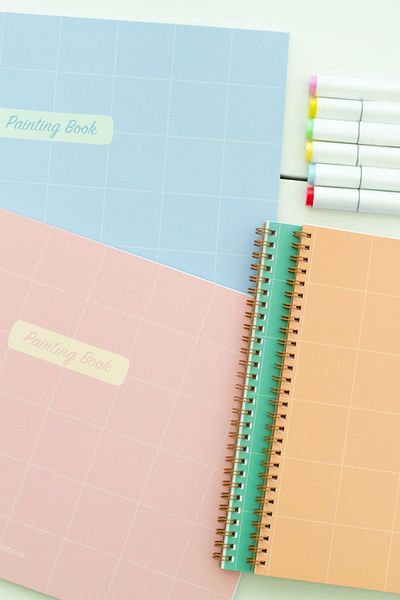 Matt Notebook 25x35 Set de 4 caiete cu imagini 20 coli 150 grame dimensiune mare