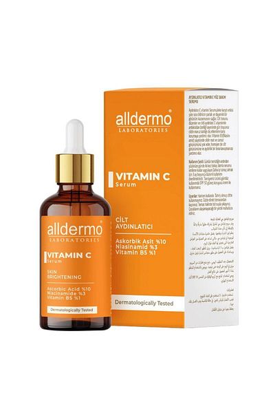 Alldermo سيروم فيتامين سي لتفتيح البشرة 30 مل