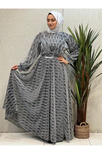 Butik büyük beden Φόρεμα από τούλι με σχέδια - Κομψό και άνετο