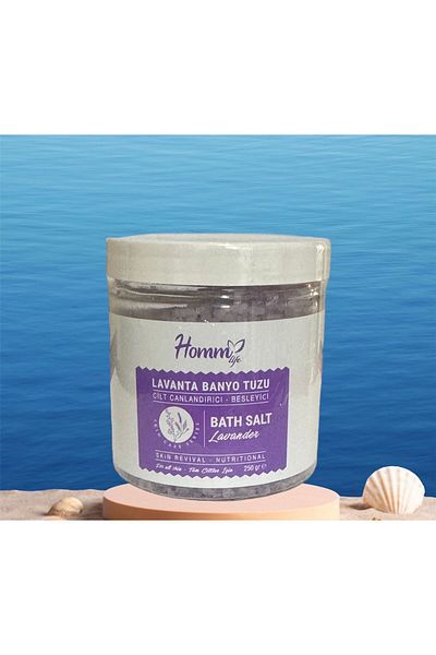 Homm Bitkisel لافندر 250 جرام ملح استحمام