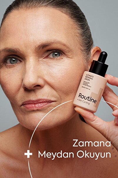 Routine+ %0.3 Retinol Cilt Serumu | Ince Çizgi Ve Kırışıklık Karşıtı Yenileyici Retinol Serum | Cilt Serumu