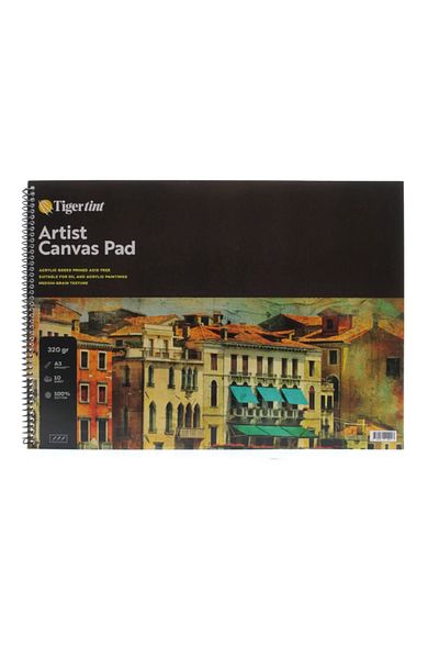 GLANCE A3 10 Yp Canvas Notebook - 6 Metallic, 6 Vibrant Colors Artist Canvas Pad Set