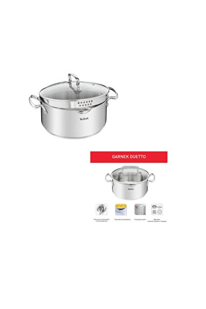 TEFAL Duetto Çelik Ten. Seti 2 In1(20/24/26/28