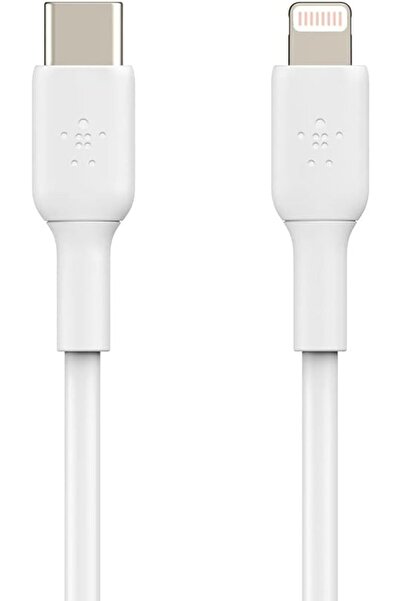 Belkin USB-C to Lightning Cable for iPhone Fast Charging, MFi-Certified Iphone Usb-C Cable, 1M, White