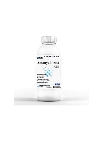 WE CHEM Amonyak Nh3 %25 1000 Ml Chem Pure