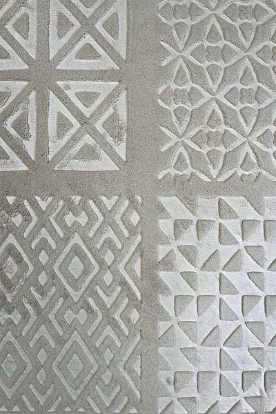 Rmz Home Decor Set de 2 covorașe de baie Sarar Plus Relief Bej cu model în relief cu bază anti-alunecare (60x80 / 40x60)