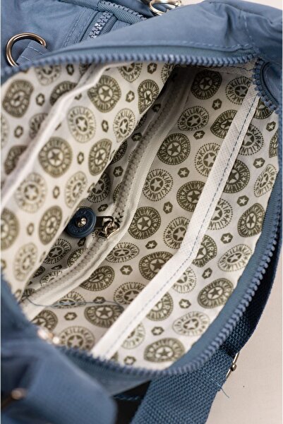 İMAKS Crinkle / Clinkir țesătură impermeabilă cu mai multe compartimente, braț încrucișat și geantă de umăr, albastru indigo 9507