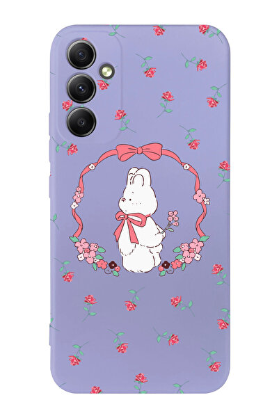 shoptocase حافظة هاتف من السيليكون المتوافق مع Galaxy A34 من جلد الغزال من ال...