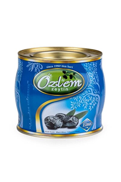 Özlem Zeytin Özlem Elmas 1,5 Kg Teneke Siyah Zeytin (291-320 KLB)