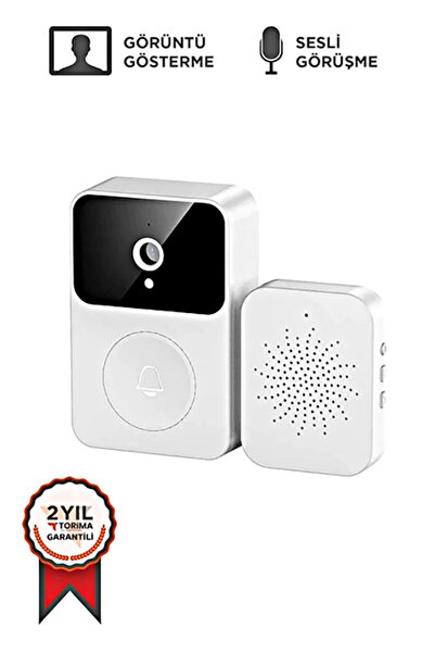 4EREKLAM GRUBU Akıllı Görüntülü Kapı Zili X9 Kablosuz Uzaktan Ev Gözetim Görüntülü Interkom Hd Gece Görüş Kapı Zili