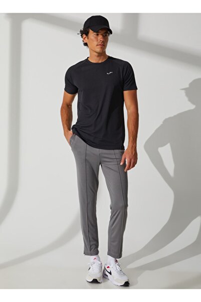 Joma Düz Yaka Düz Siyah Erkek T-shirt 4231117 T-shırt B.yaka Poly. Das