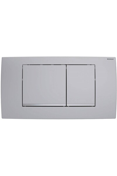 Geberit Twinline 30 Kumanda Kapağı Çift Basmalı Mat Krom - 115.889.kn.1