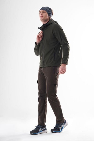 Exuma Palton softshell kaki pentru bărbați2311161