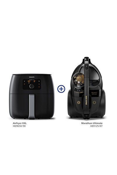 Philips Hd9650/90 Xxl Airfryer Fritöz + Xb9125/07 Marathon Ultimate Toz Torbasız Elektrikli Süpürge