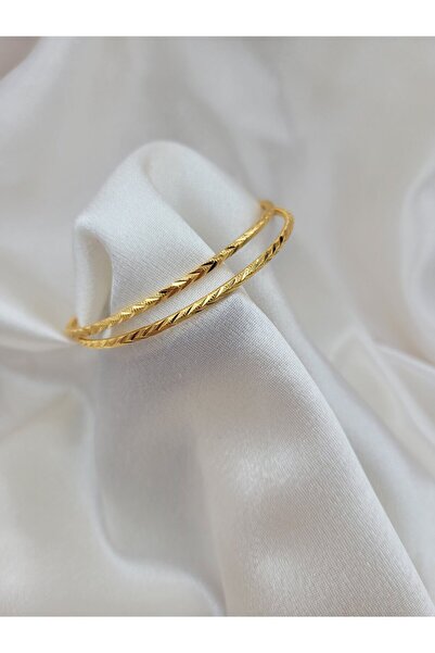 IŞILDAGOLD 22 Ayar Altın Kaplama Başak Ajda Bilezik(ADET)