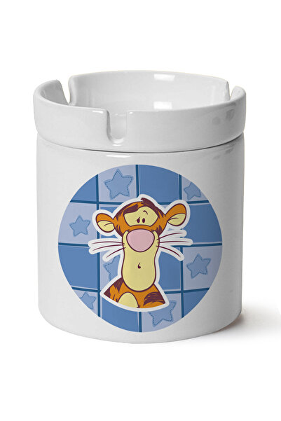 Çakilap Tigger cu imprimeu lavabil Scrumieră din porțelan - Fabricată la mași...