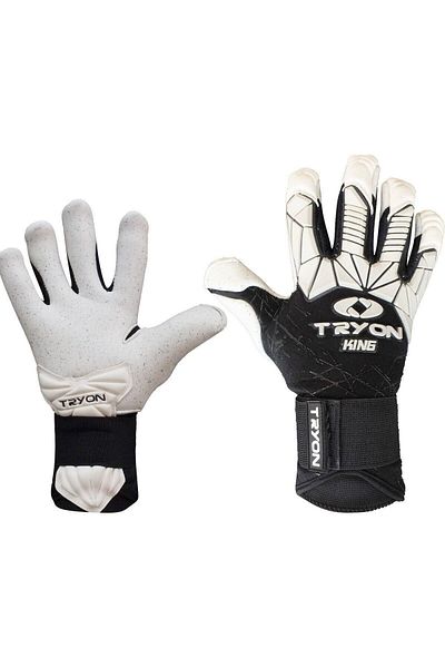 TRYON King White Men's Goalkeeper Gloves