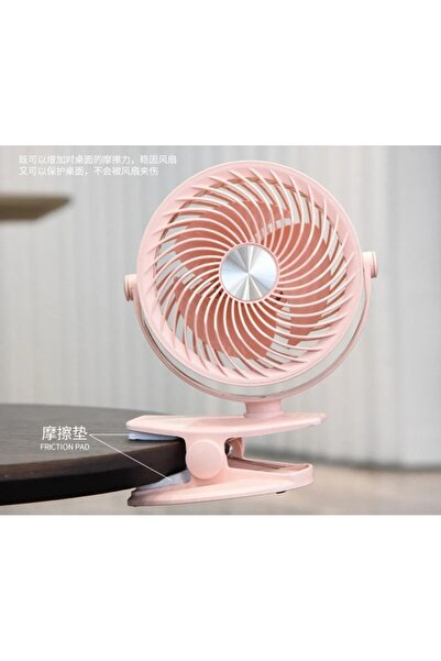 NEVARSA USB Kablolu Mini Fan Standlı Mandallı  Model Tatilde Kampda Evde  Oyn...