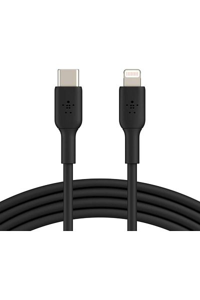 Belkin USB-C to Lightning Cable for iPhone Fast Charging, MFi-Certified Iphone Usb-C Cable, 1M, Black