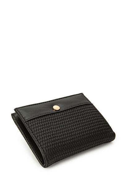 minebag ZC153 Μοντέλο Faux Leather Μαύρο Γυναικείο Πορτοφόλι - Με θήκες