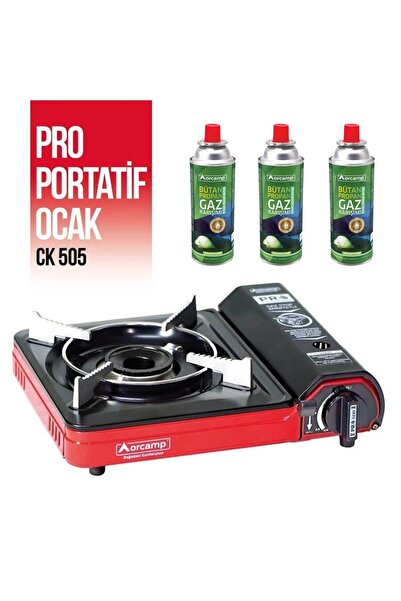 Orcamp Tekli Portatif Kamp Ocağı Gaz Stop Emniyetli