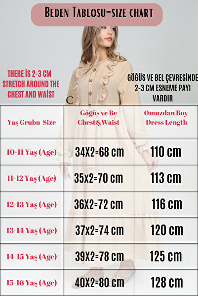 Asortix Rochie Hijab Lungă De In - Fată