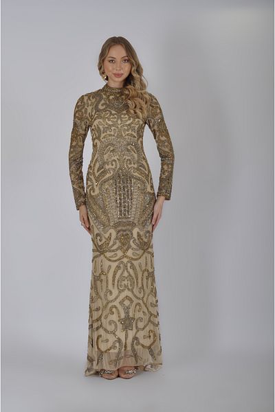 GATSBYLADY LONDON MABEL - Stone Detailed Hand Embroidered Dress
