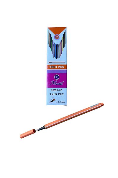 Masis TRIO PEN - 10-Piece Orange Triangle Body Finaler (1 Pack)