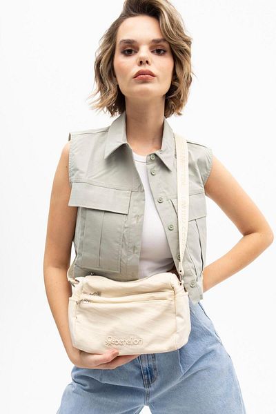 United Colors of Benetton Benetton Women's Beige Crossbody Bag - BNT1176
