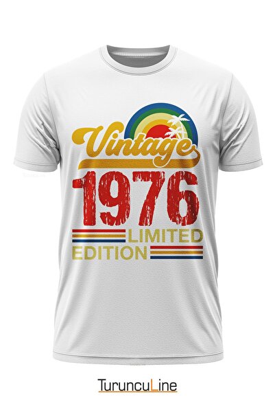 Vintage 1976 Limited Edition - Özel Retro Tasarım Baskılı Unisex T-Shirt