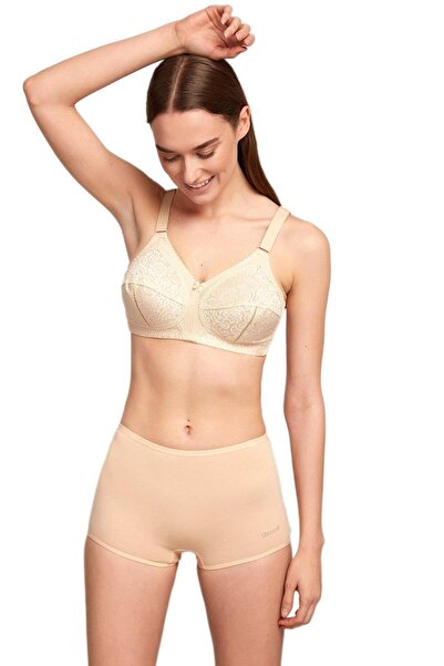 Kom Nude Color Basic Cotton Shorts Panties