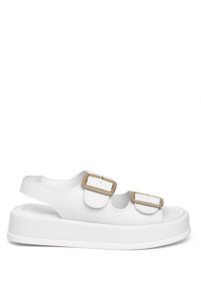 MİSS PARK MODA Bijele ženske cipele Sandale - Miss Park Moda PM183 K793