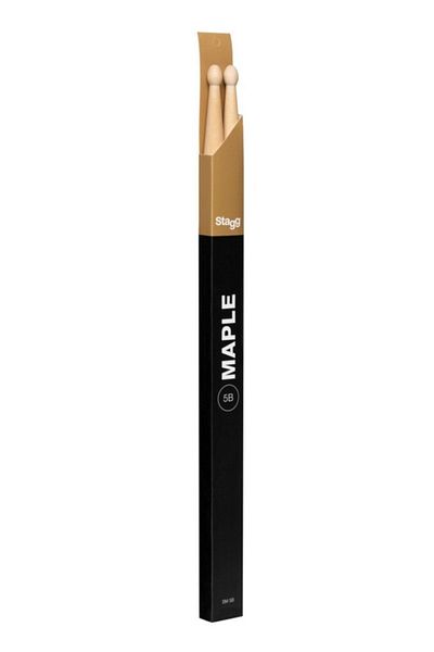 STAGG Pair Of Maple Sticks/5b - Wooden Type Sm5b Baguette (1 Pair)