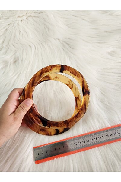 fundahobi Kemik Yassı Çanta Sapı-acik Akide 15x15 Cm