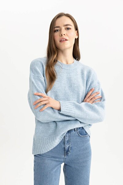 DeFacto Oversize sveter Crew Neck - A3266ax23cw