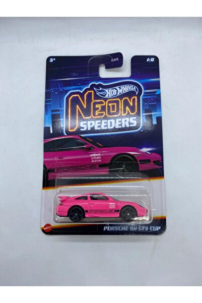 HOT WHEELS Porsche 911 GT3 Cup Pembe *Neon Speeders