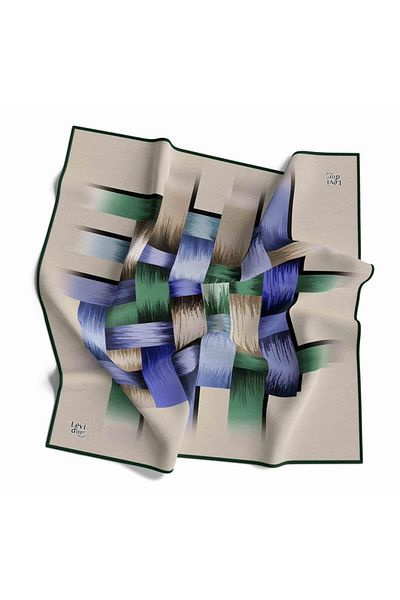 Levidor Γυναικείο Φουλάρι Twill Polyester İ13857