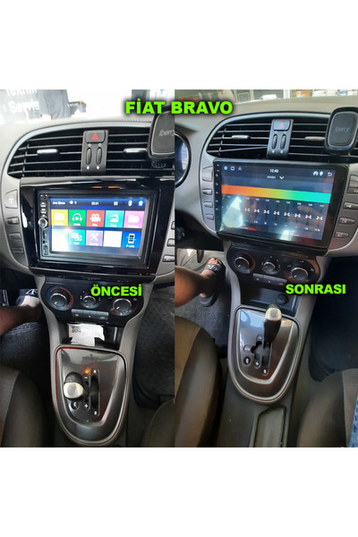 NAVMİNA Fiat Brava 2008-2015 Uyumlu 9 Inç 4-32 Gb Multimedya