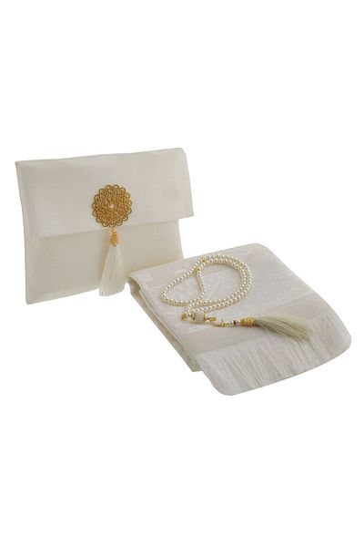 ENSARHAC-UMRE MALZEMELERİ Dowry Prayer Rug Set