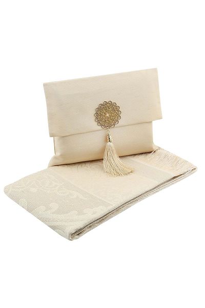 ENSARHAC-UMRE MALZEMELERİ Dowry Prayer Rug Set