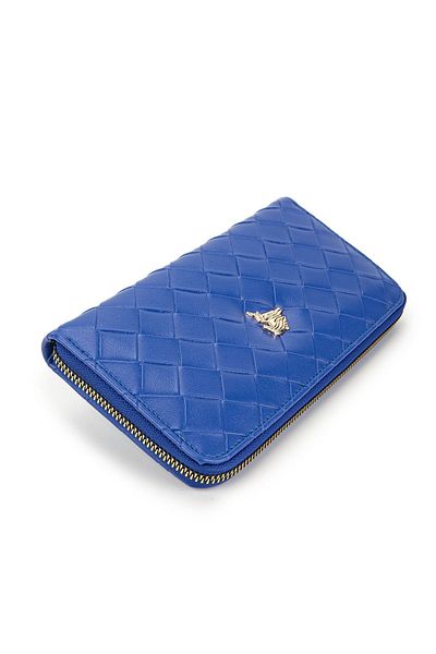 minebag Portofel de damă model Zc134 albastru închis cu model diamant