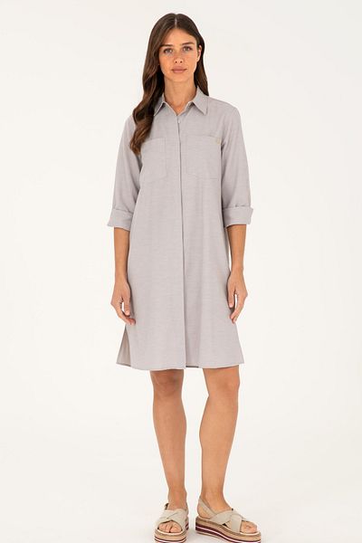 U.S. Polo Assn. Rochie țesută de damă albastră