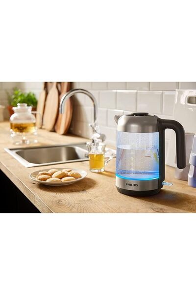 Philips Electric Kettle 1.7 Litre - Glass - Frequency 50/60 Hz - HD9339/81