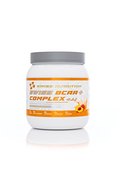 Swiss Nutrition Swiss BCAA+ Complex 4.1.1. | Peach Tea Fresh Mix 450g | BCAA ...