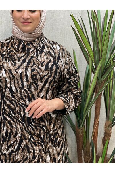Butik büyük beden Viscose Oversize Tunic