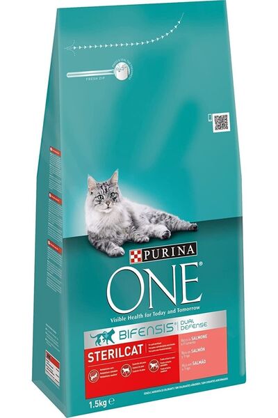 Purina One Sterilised Sığır Etli Kısırlaştırılmış Kedi Maması 1,5 Kg **04 Adet **6 Kg**