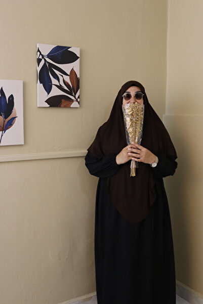 HATİCEATABEYLİBUTİK Praktični vezani khimar trokutasti sufla šal